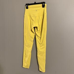 LULULEMON ATHLETICA Soleil Yellow Align Pant Yoga Hiking Athleisure Leggings 4